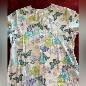 Butterfly Nursing scrub top